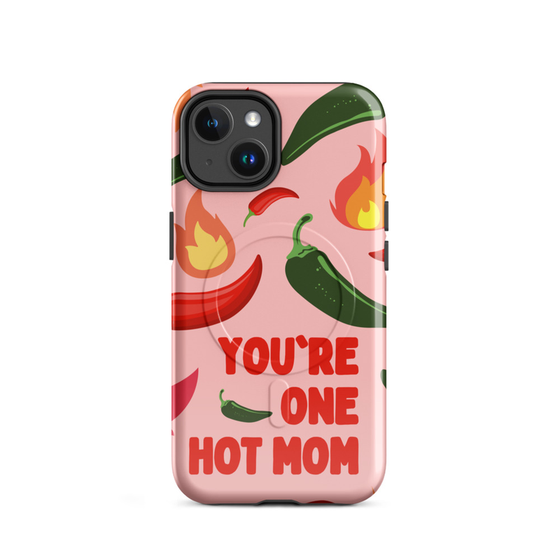 Hot Mom - Glossy MagSafe® tough case for iPhone®