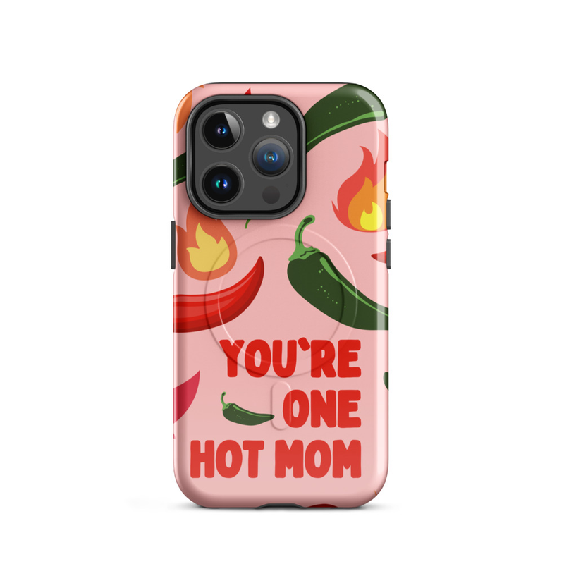Hot Mom - Glossy MagSafe® tough case for iPhone®