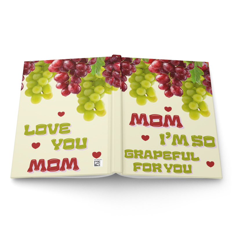 Grapeful - Hardcover journal matte