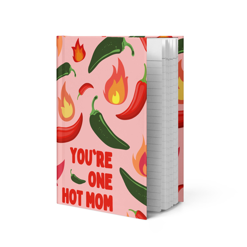 Hot Mom - Hardcover journal matte