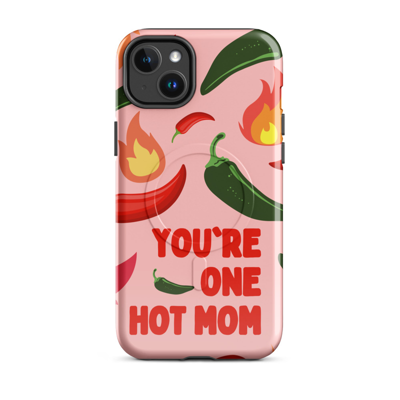 Hot Mom - Glossy MagSafe® tough case for iPhone®