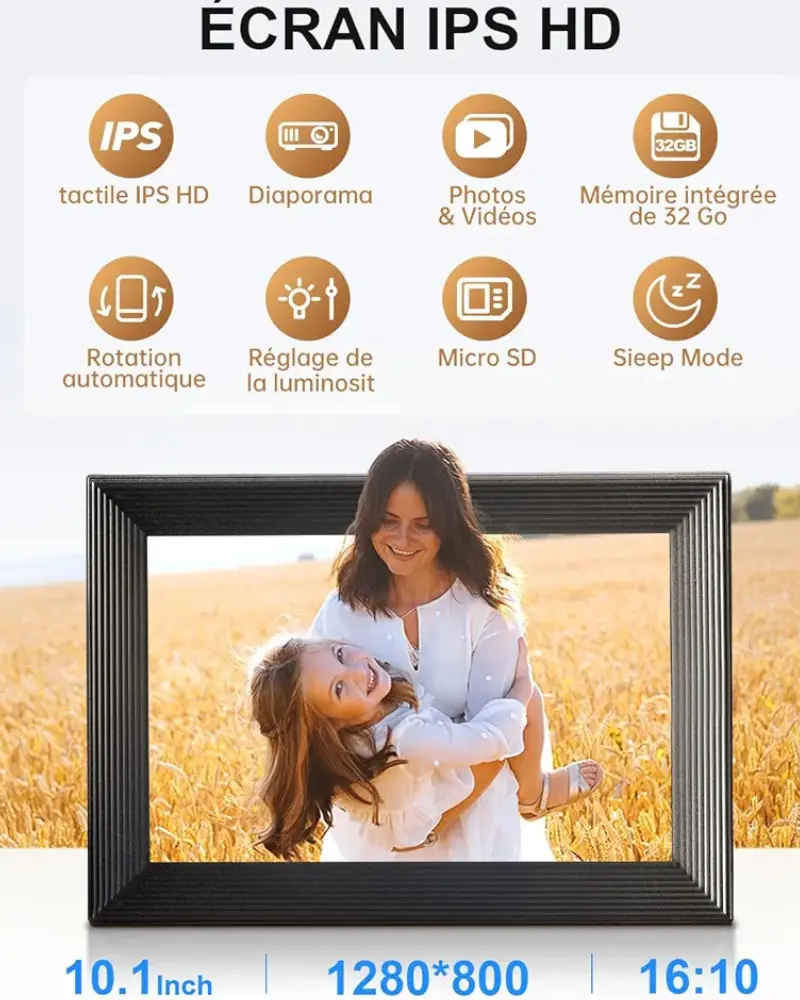 Cadre Photo Numérique WiFi Frameo 