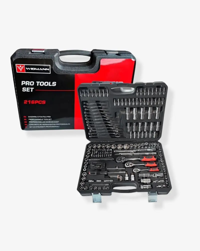  216 Pièces en Acier Chrome