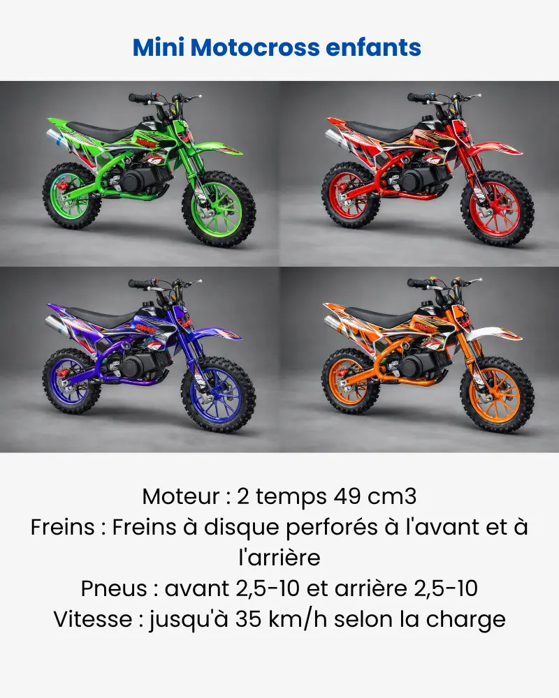 Mini Moto Cross enfant 