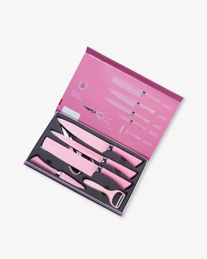 Ensemble de Couteaux de Cuisine Colorés