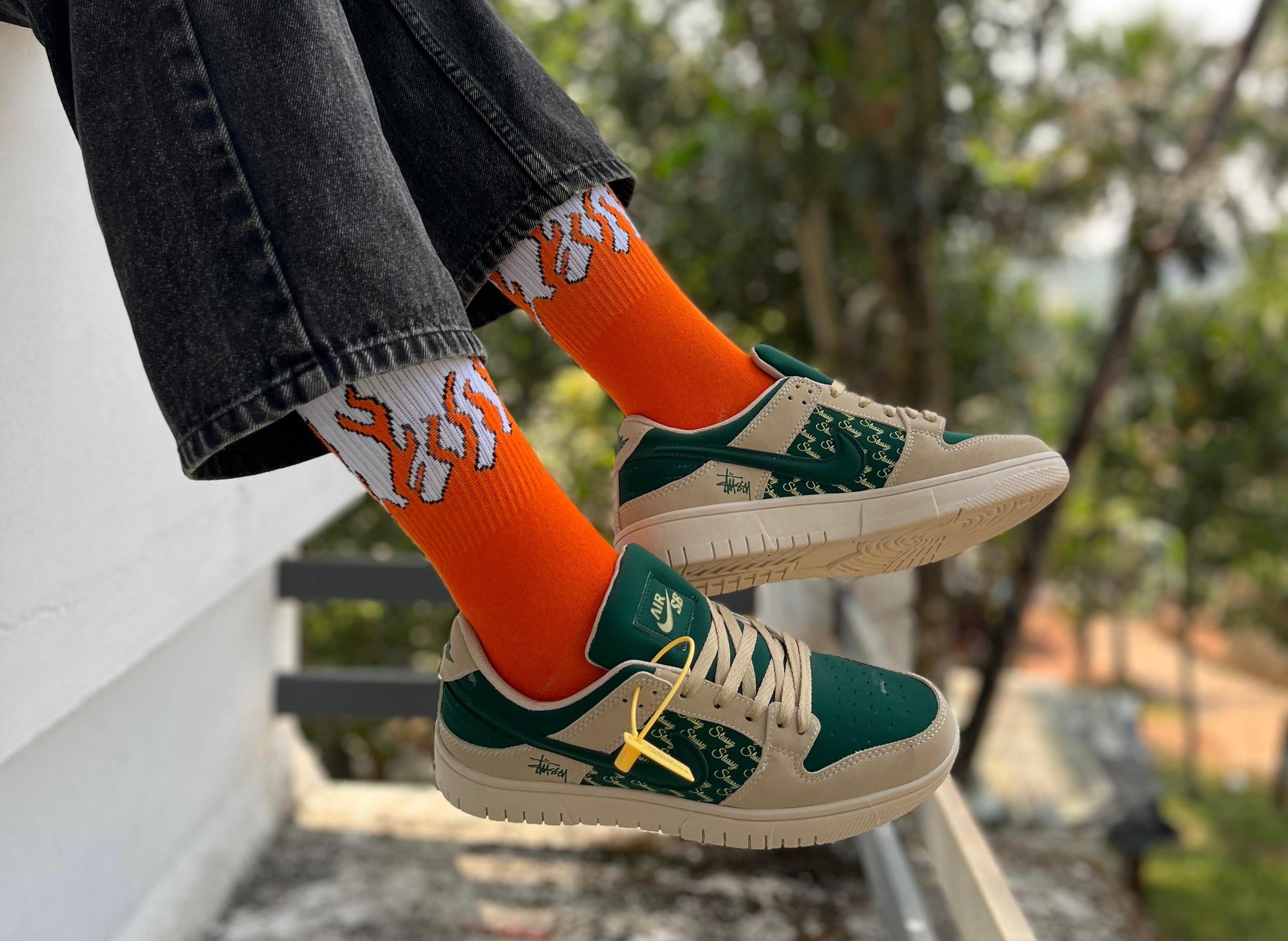 Green Casual Sneakers