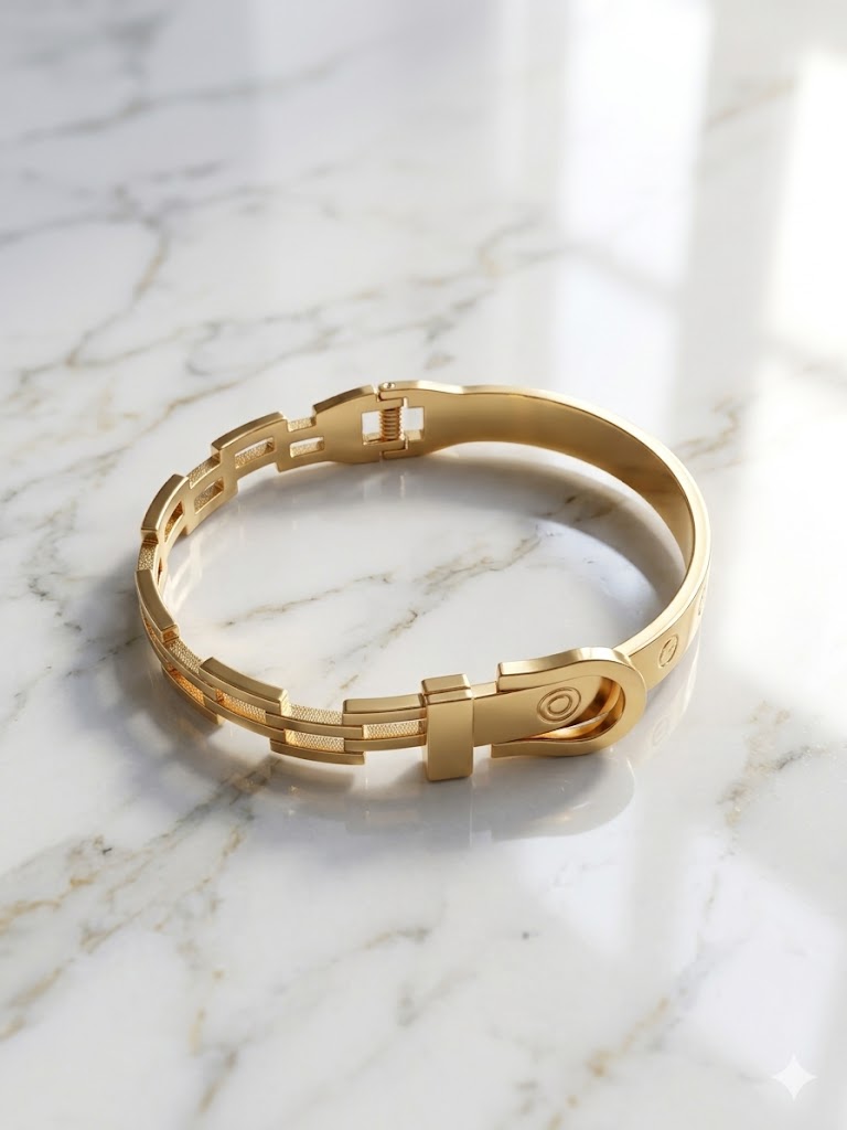 Elegant Gold-Plated Bracelet
