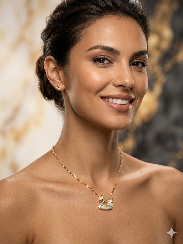 Swan Pendant Necklace