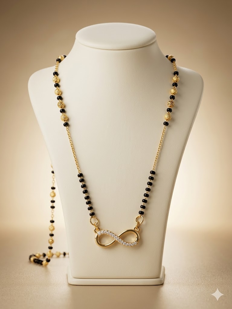 Mangalsutra with Infinity Pendant