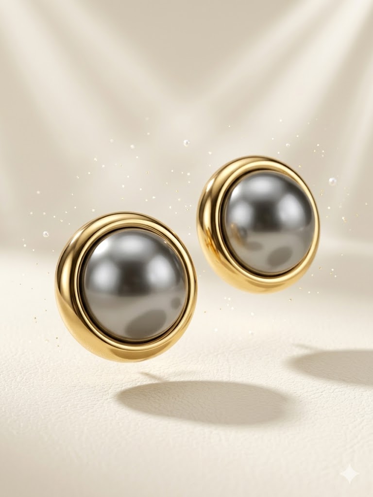 Gold-Plated Earrings 