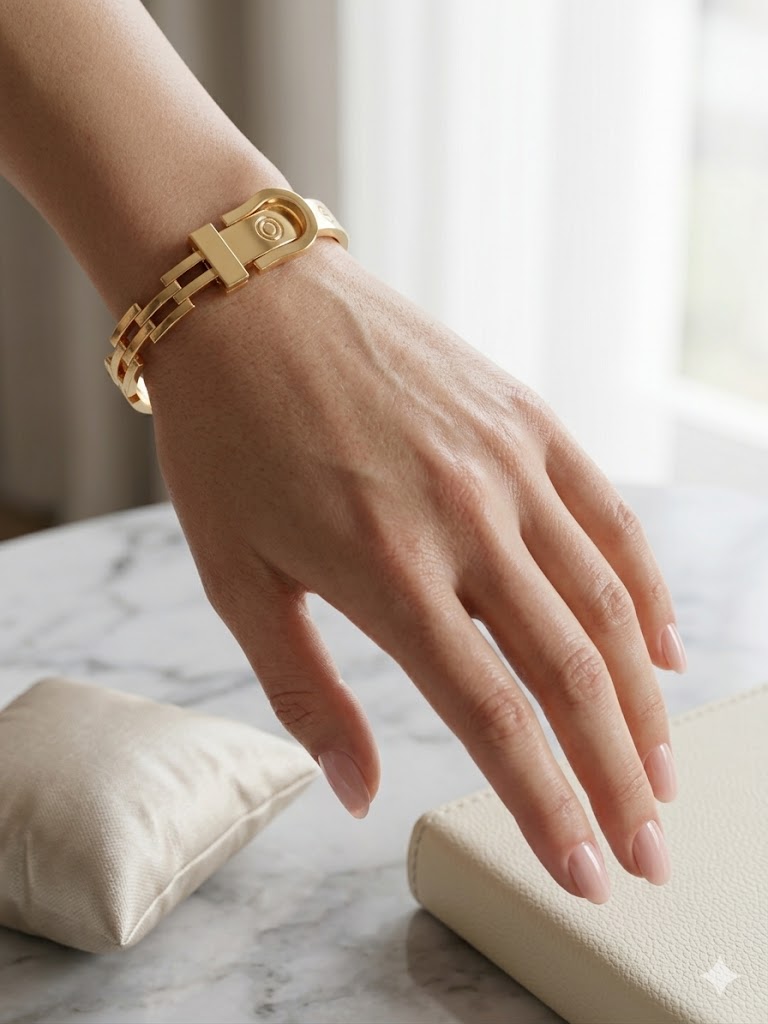 Elegant Gold-Plated Bracelet