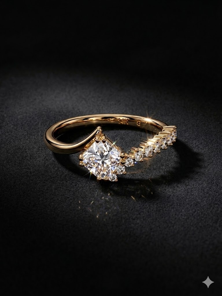 Elegant Solitaire Ring