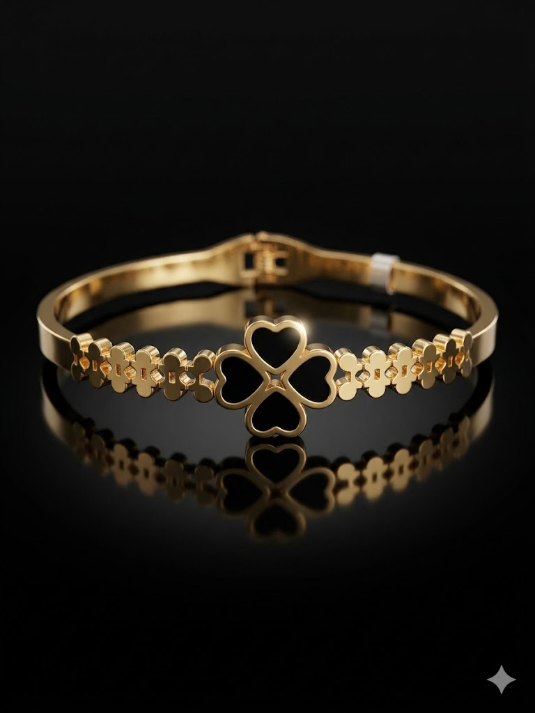 Gold Clover Bracelet