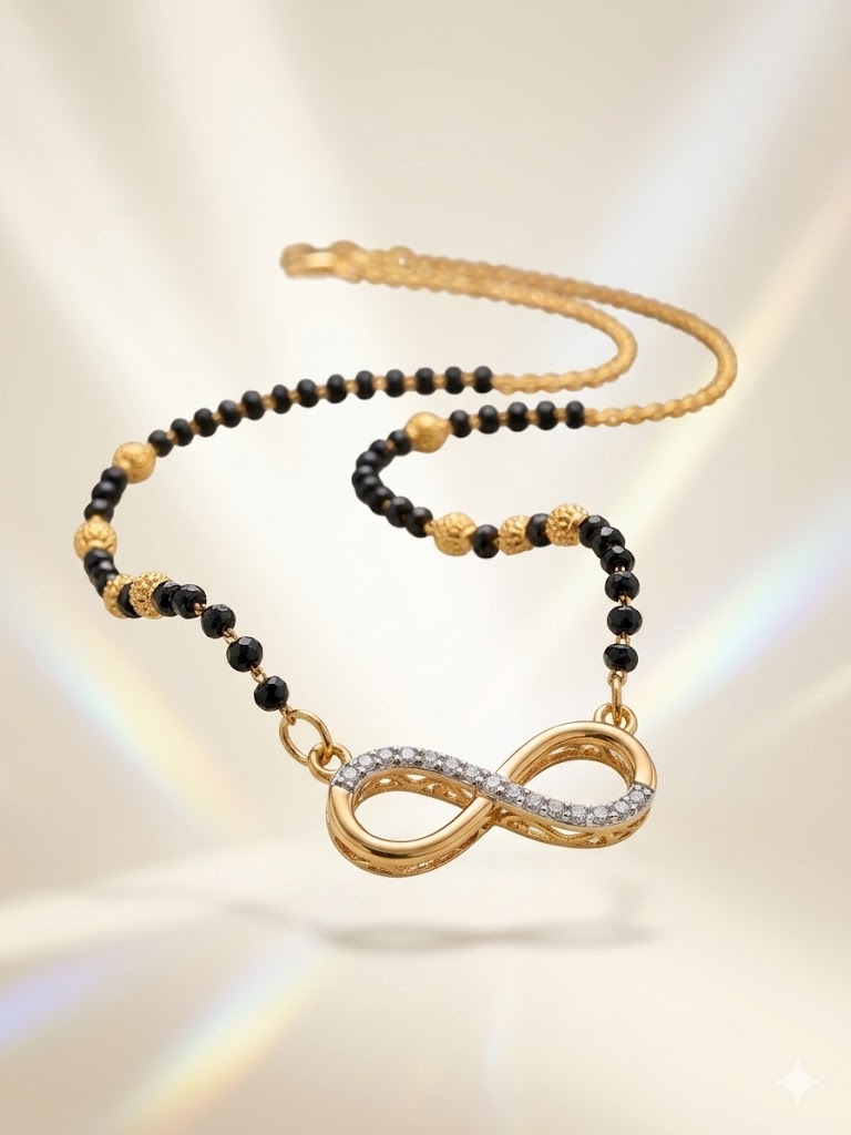 Mangalsutra with Infinity Pendant