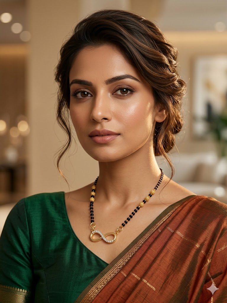 Mangalsutra with Infinity Pendant