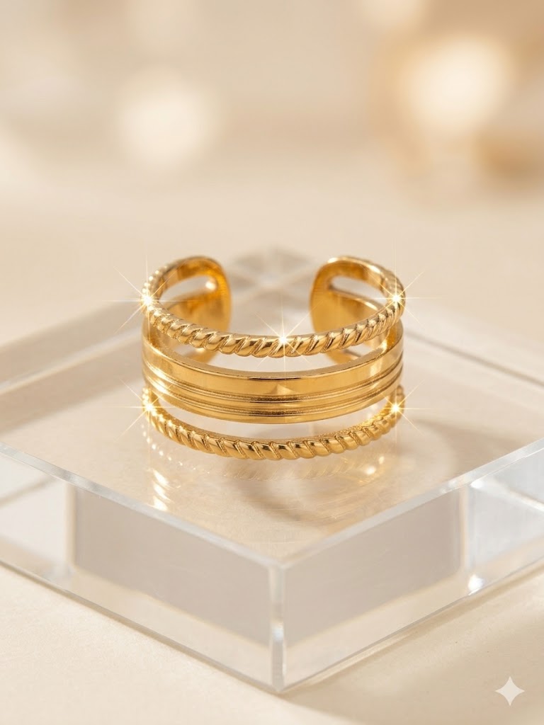 Elegant Cuff Ring