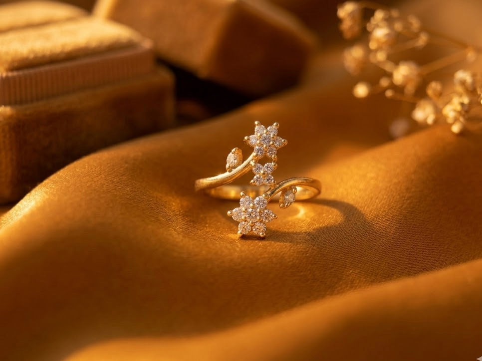 Stellar Gold Adjustable Ring