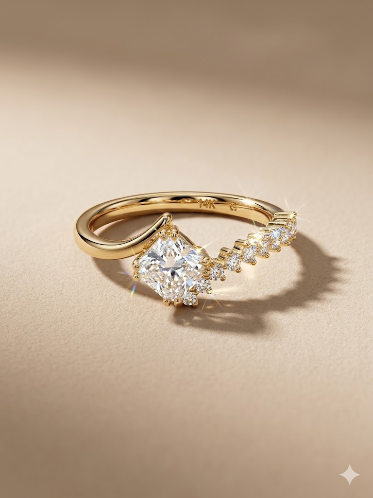 Elegant Solitaire Ring