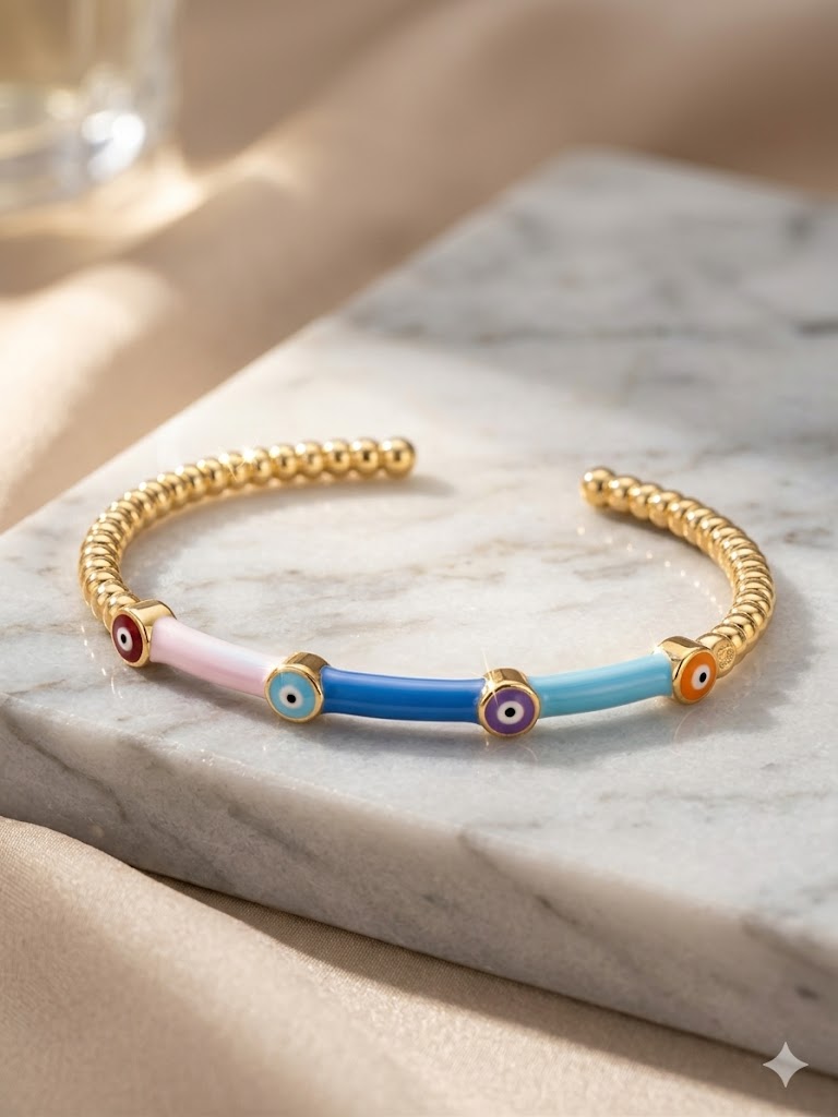 Evil Eye Beaded Bracelet