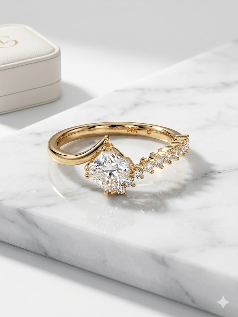 Elegant Solitaire Ring