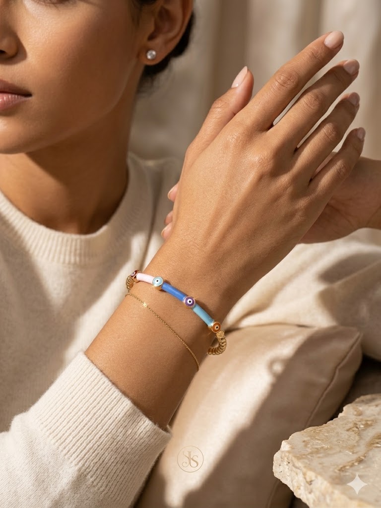 Evil Eye Beaded Bracelet