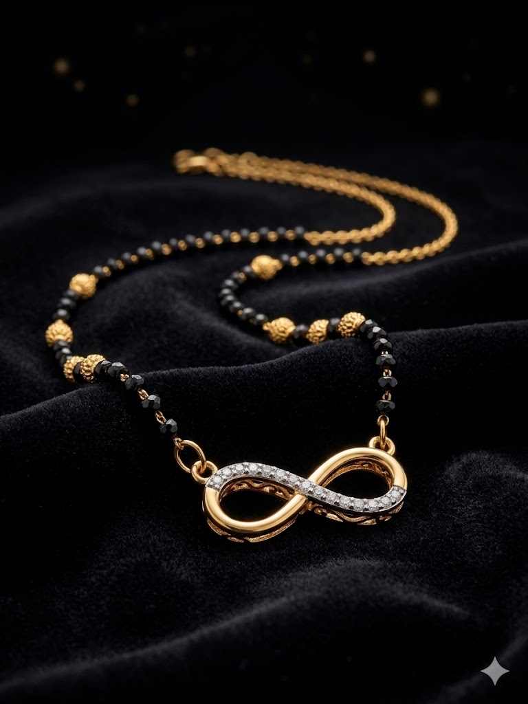Mangalsutra with Infinity Pendant