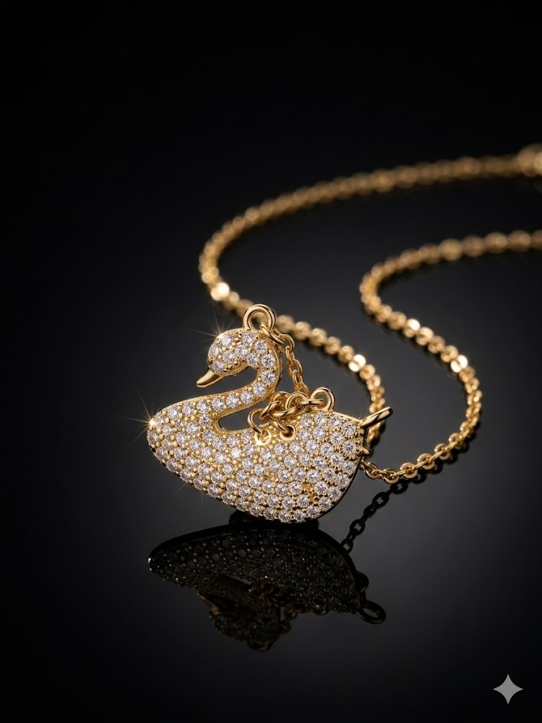 Swan Pendant Necklace