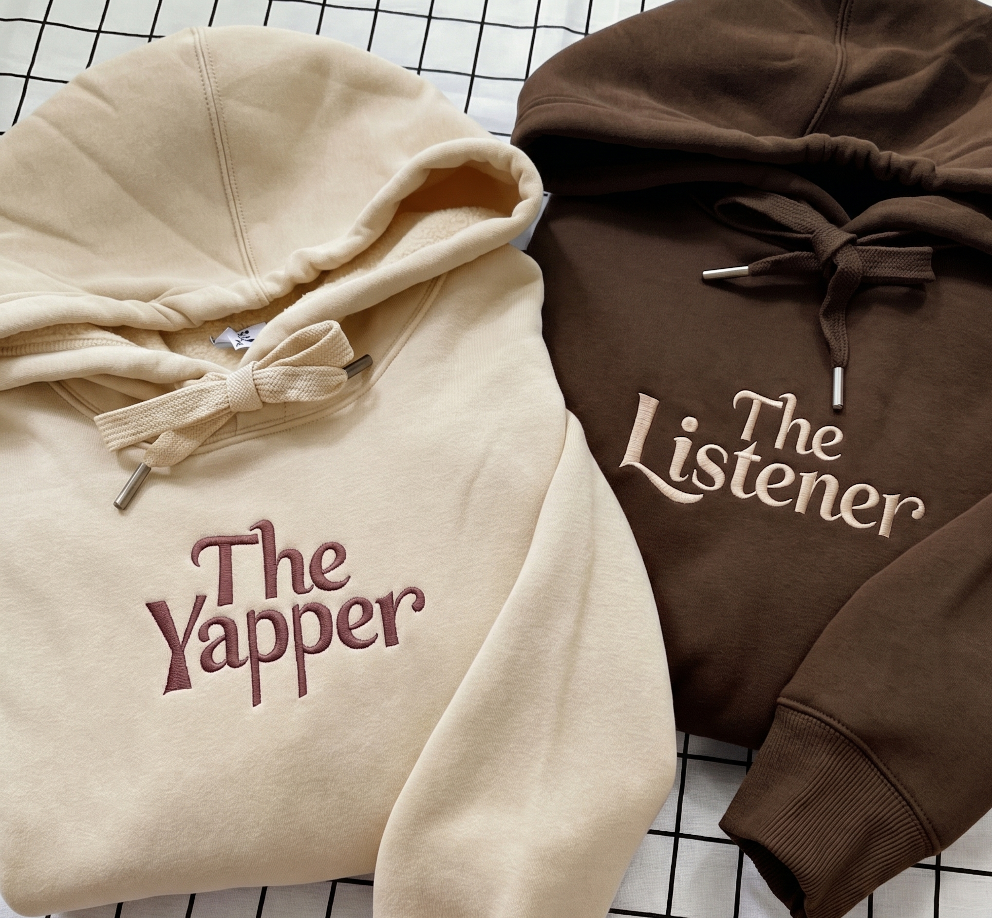The Yapper & The Listener Hoodies