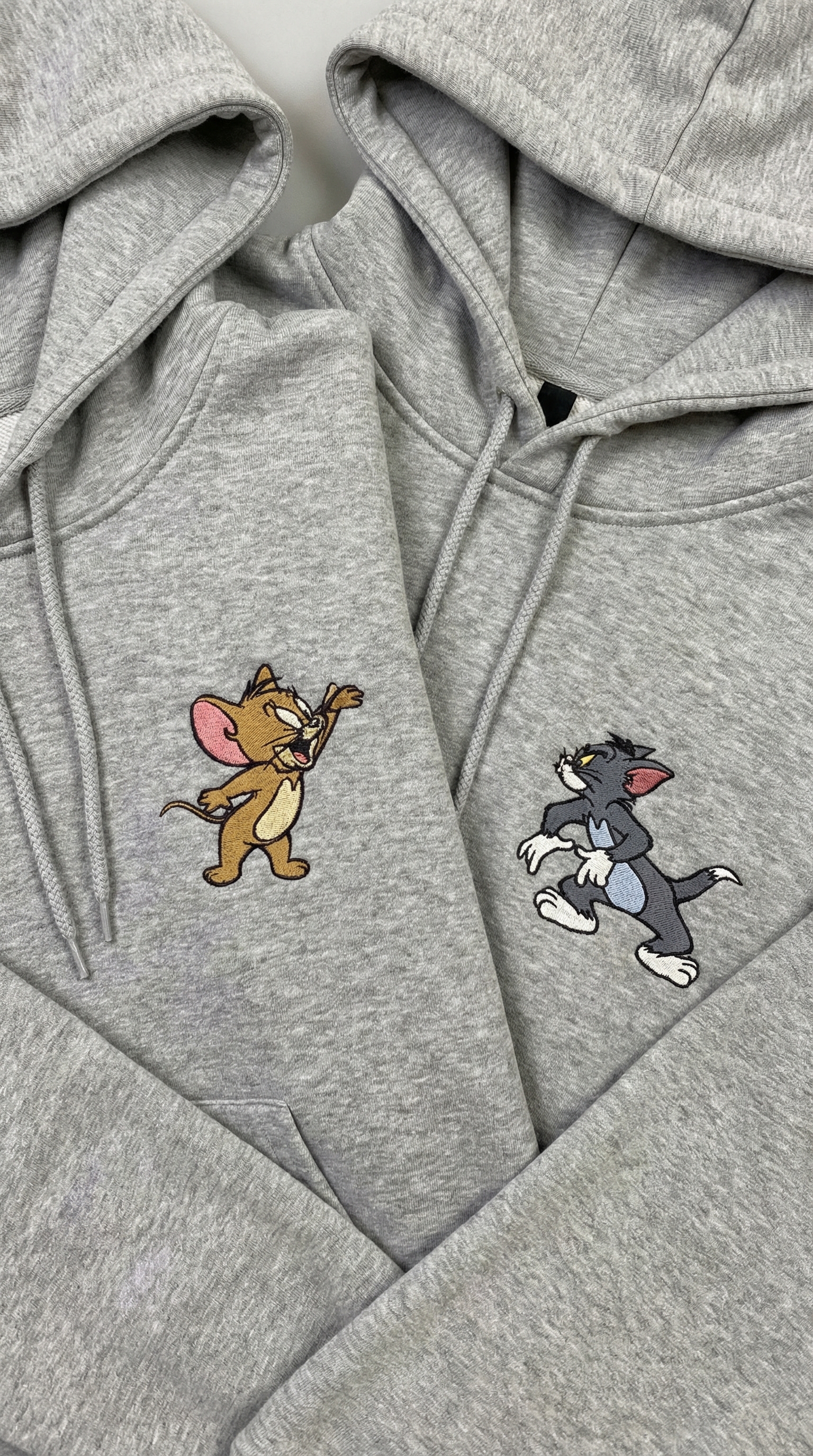 Tom & Jerry Embroidered Hoodies