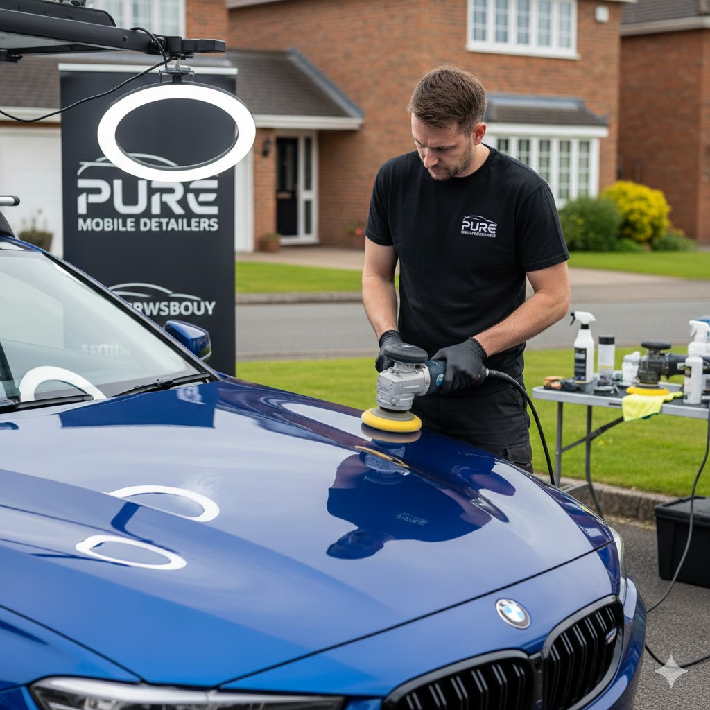 Professional Paint Correction with Valet only per panel