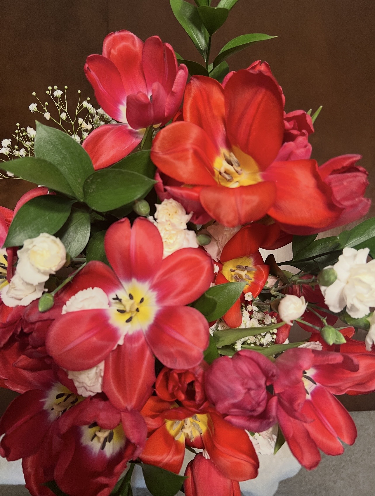 Red Tulip Bouquet