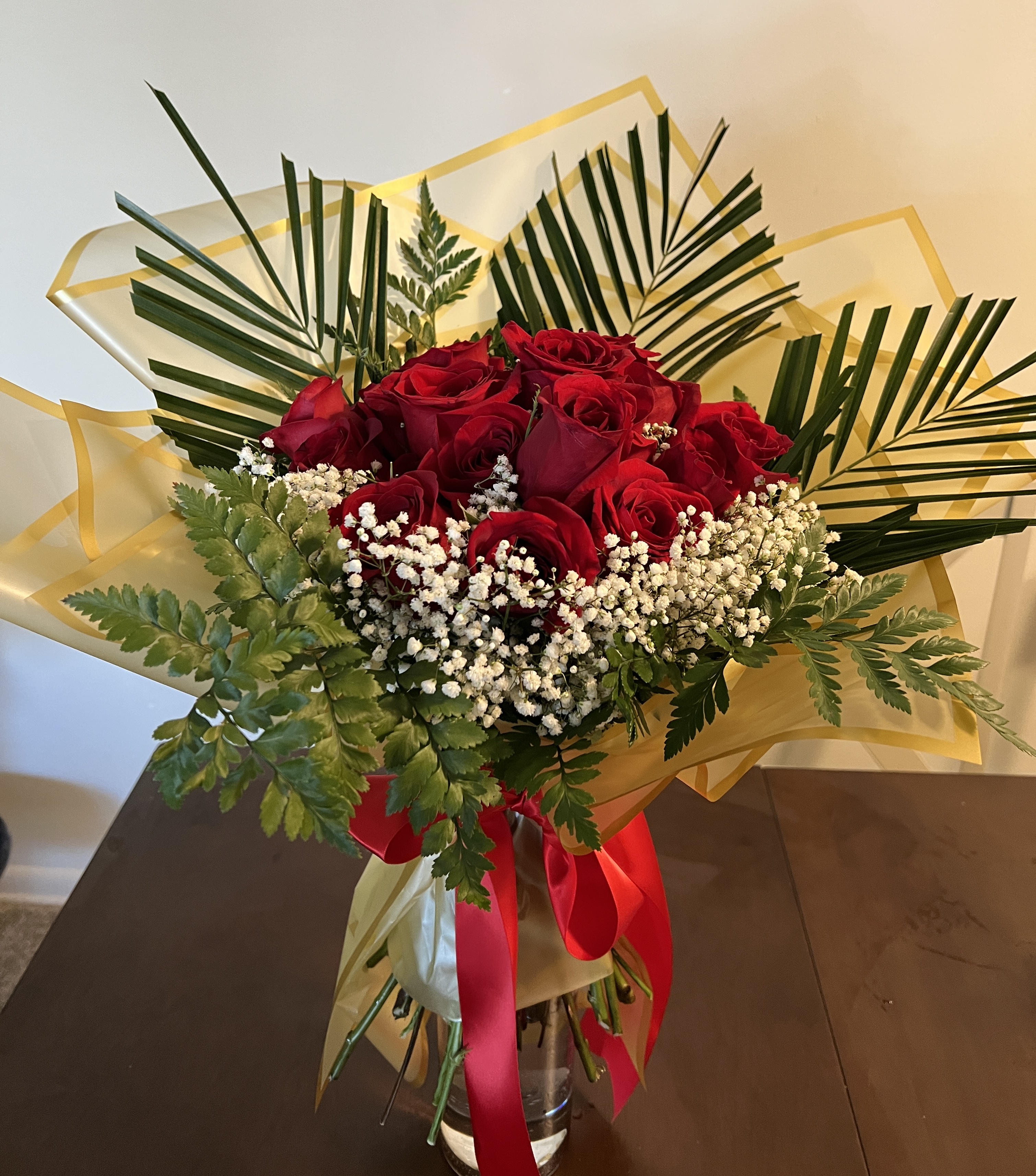 The Queen Of Hearts Gold Wrap