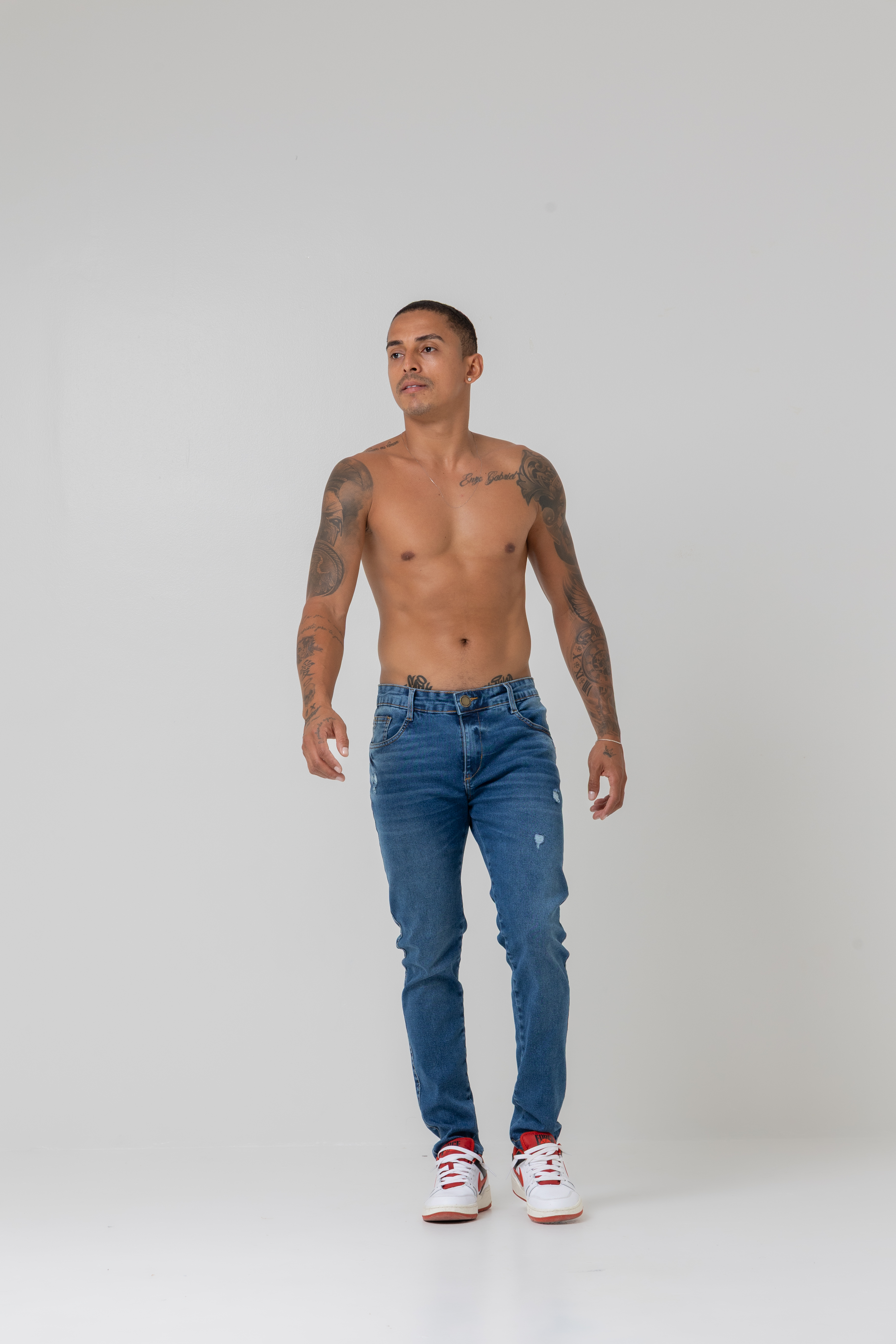 Calça Jeans C/Lycra Masculina Skinny (LINHA BLACK PREMIUM)