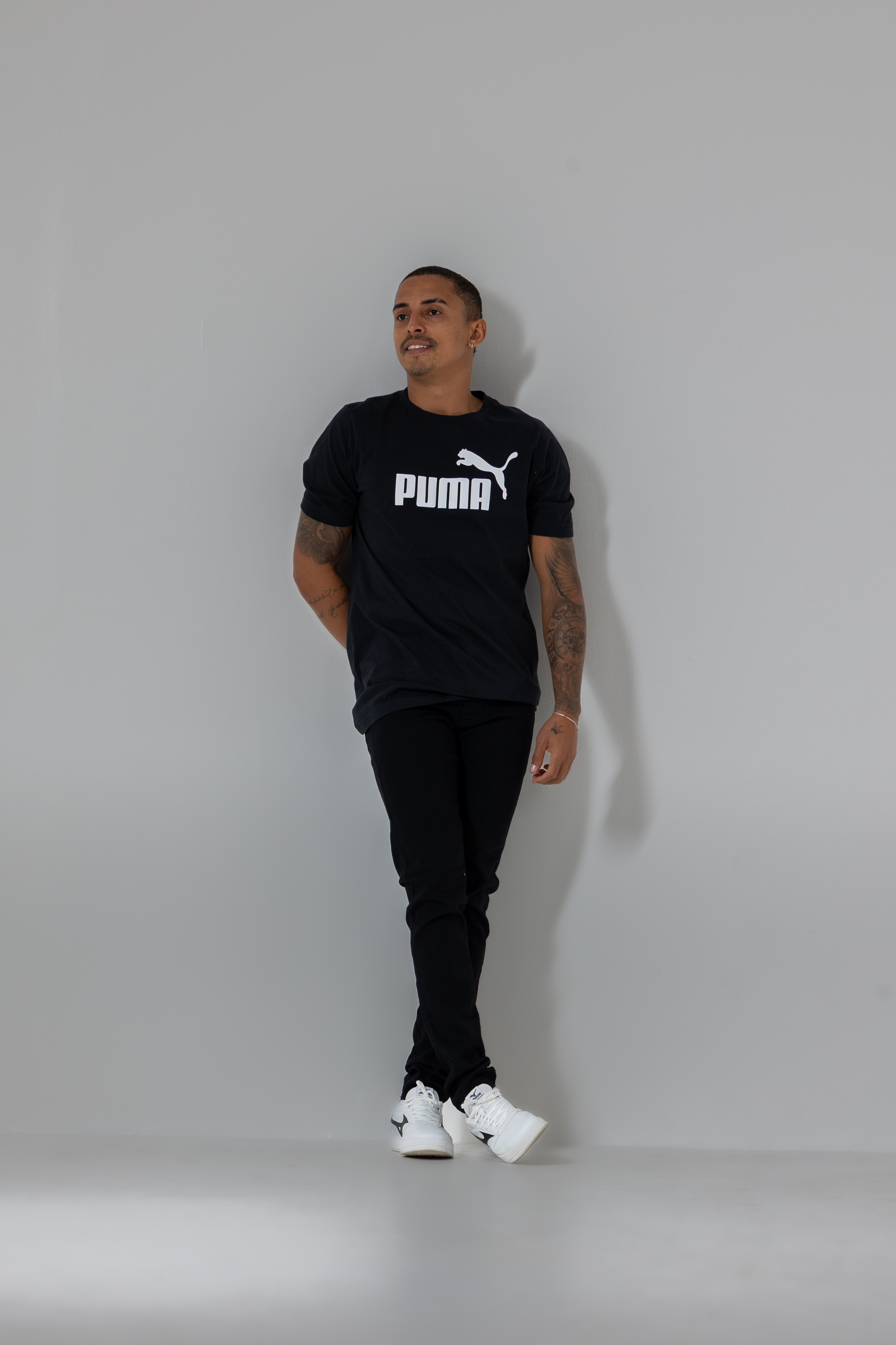 Calça Jeans C/Lycra Preta Básica Skinny