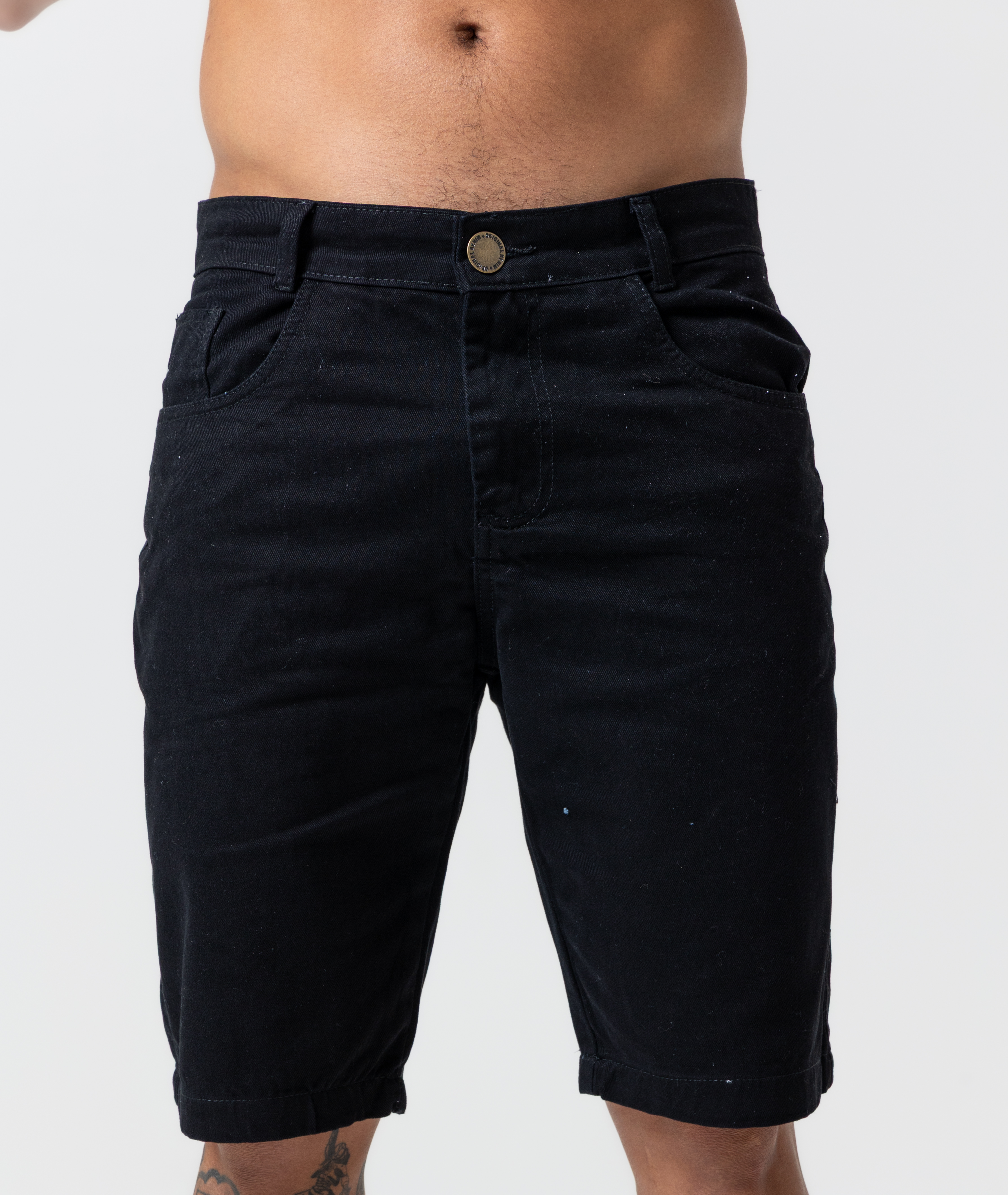 Bermuda Jeans Black