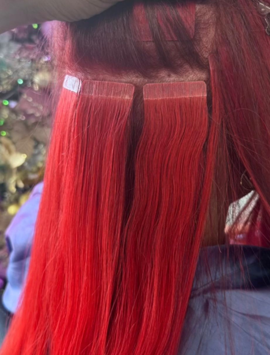 Tape-in Hair Extensions Installation