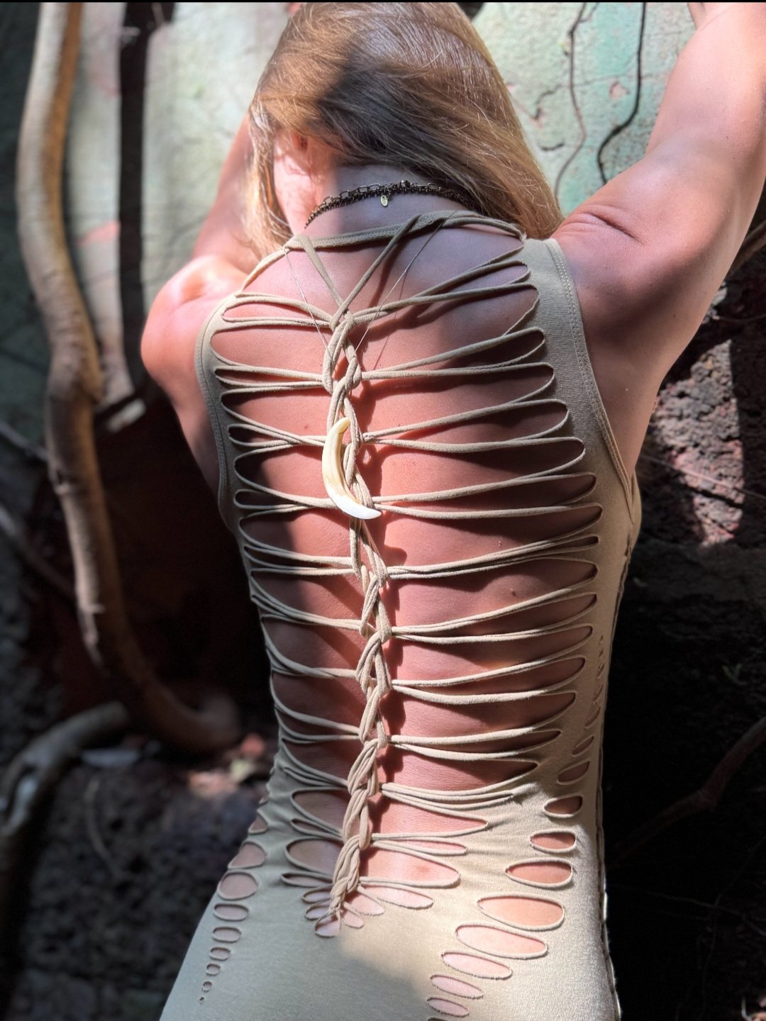 Beige Festival Fashion Boho Dress