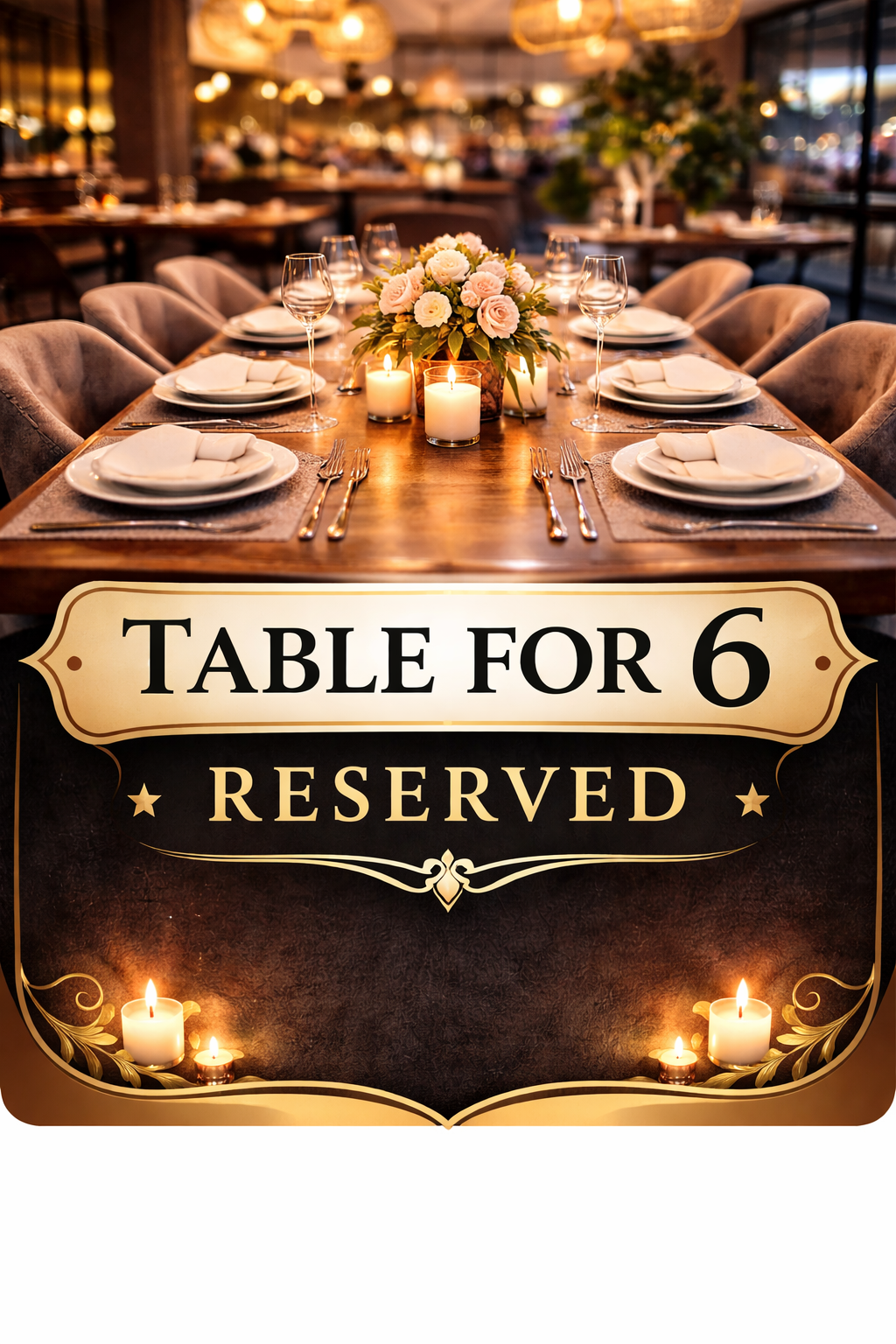 Reserve Table for 6