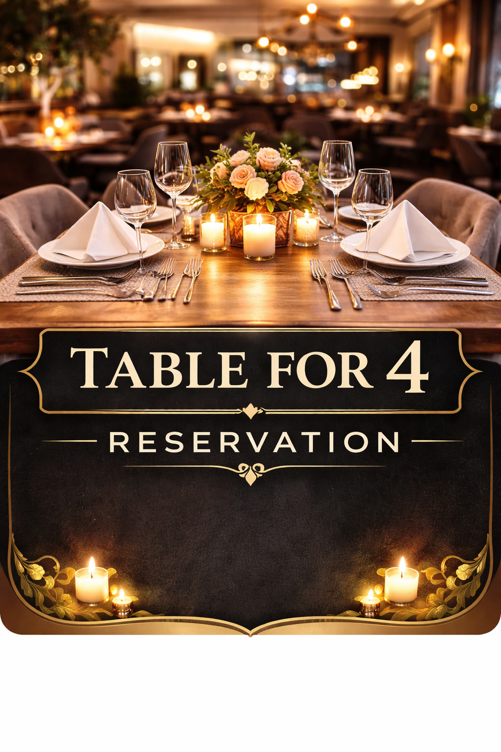 Reserve Table for 4