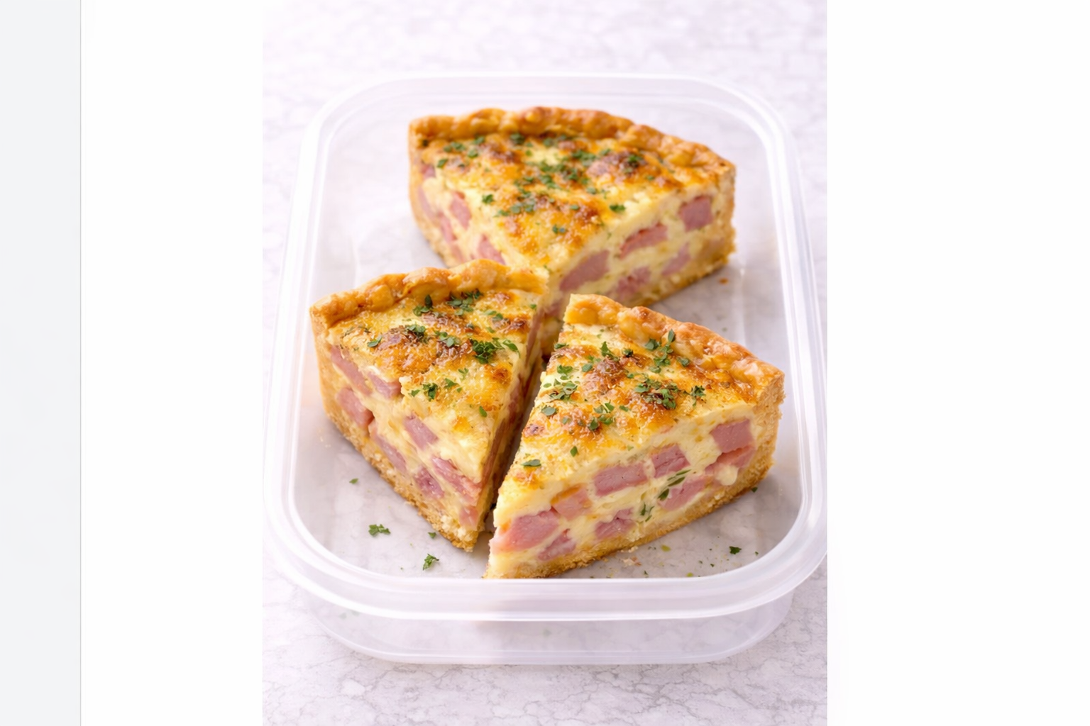 Tarta de jamón y queso