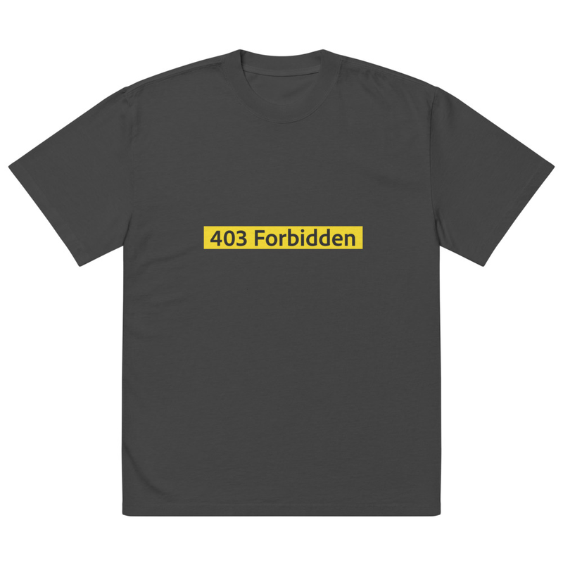 Oversized faded t-shirt