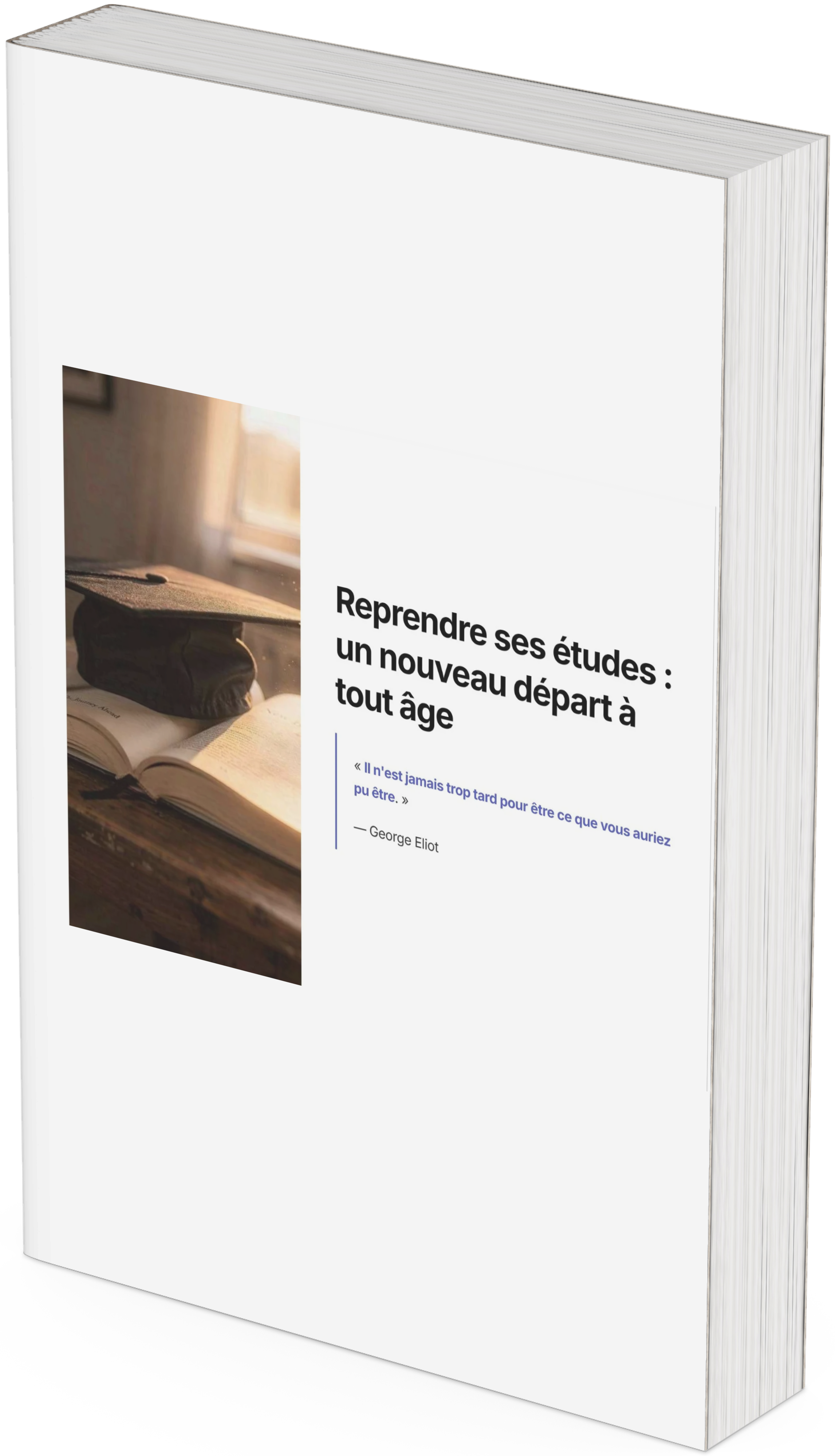 Il n’est jamais trop tard pour être ce que vous auriez pu être