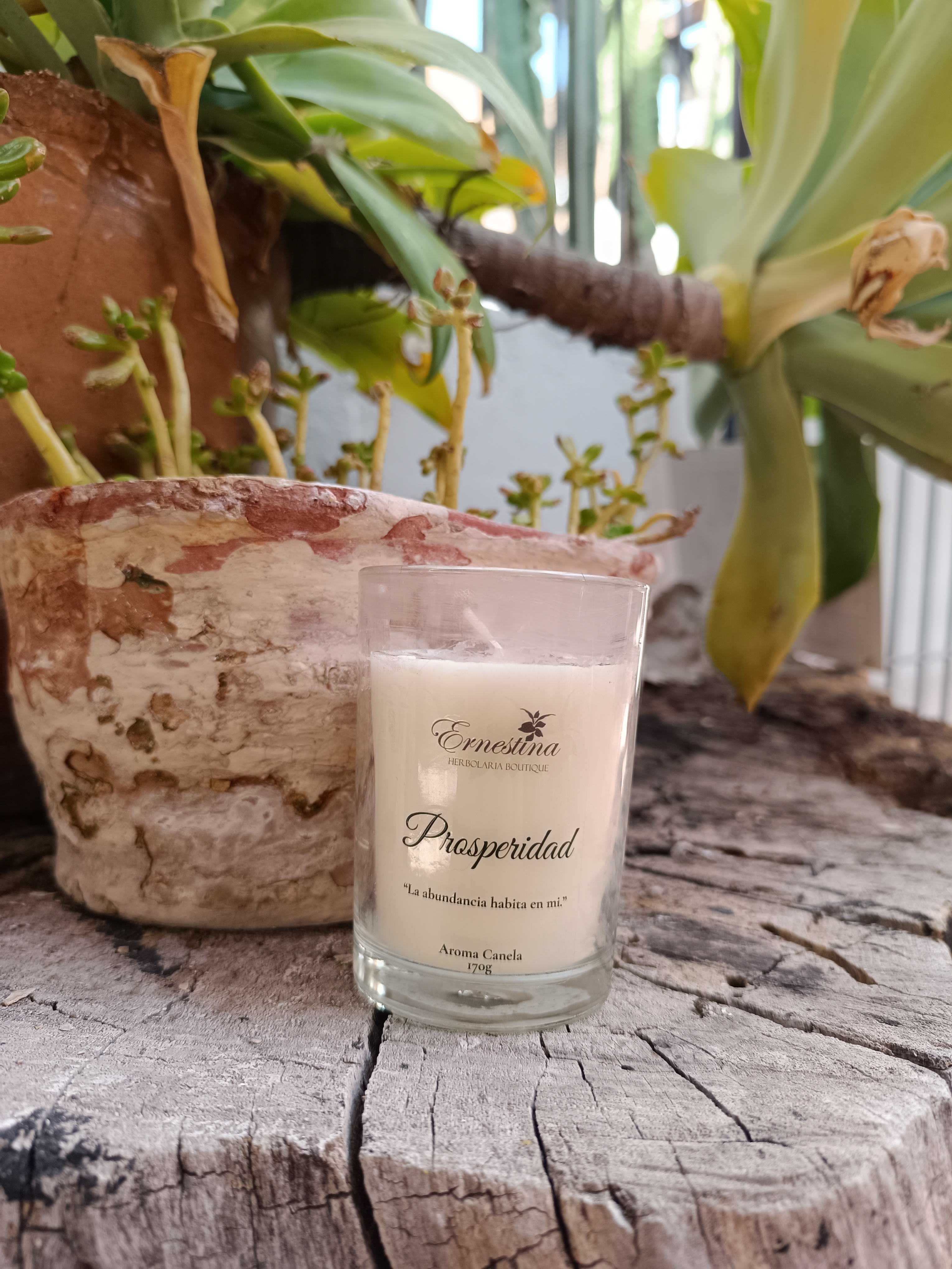 Vela Prosperidad Canela