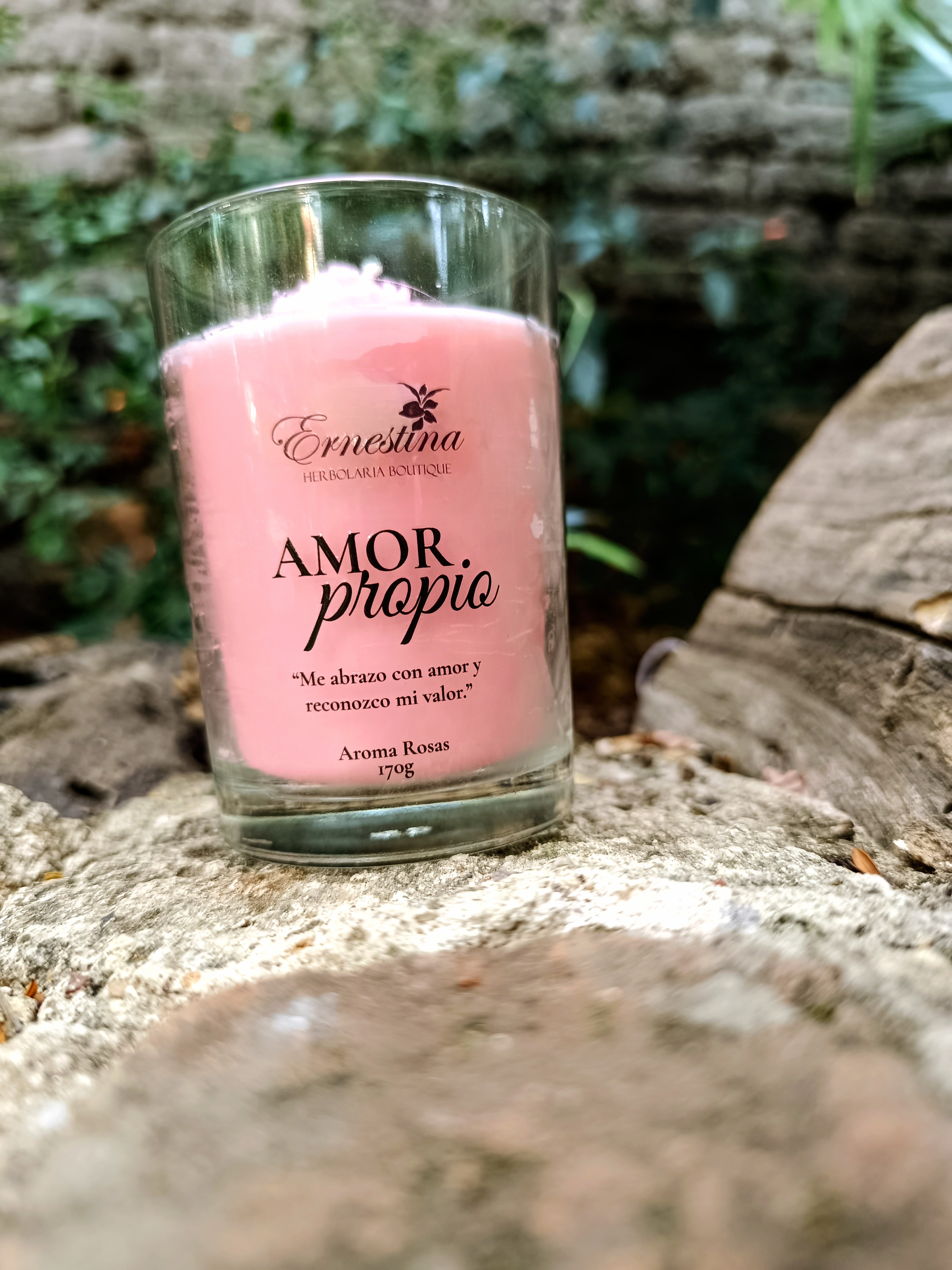 Vela Amor Propio Rosas