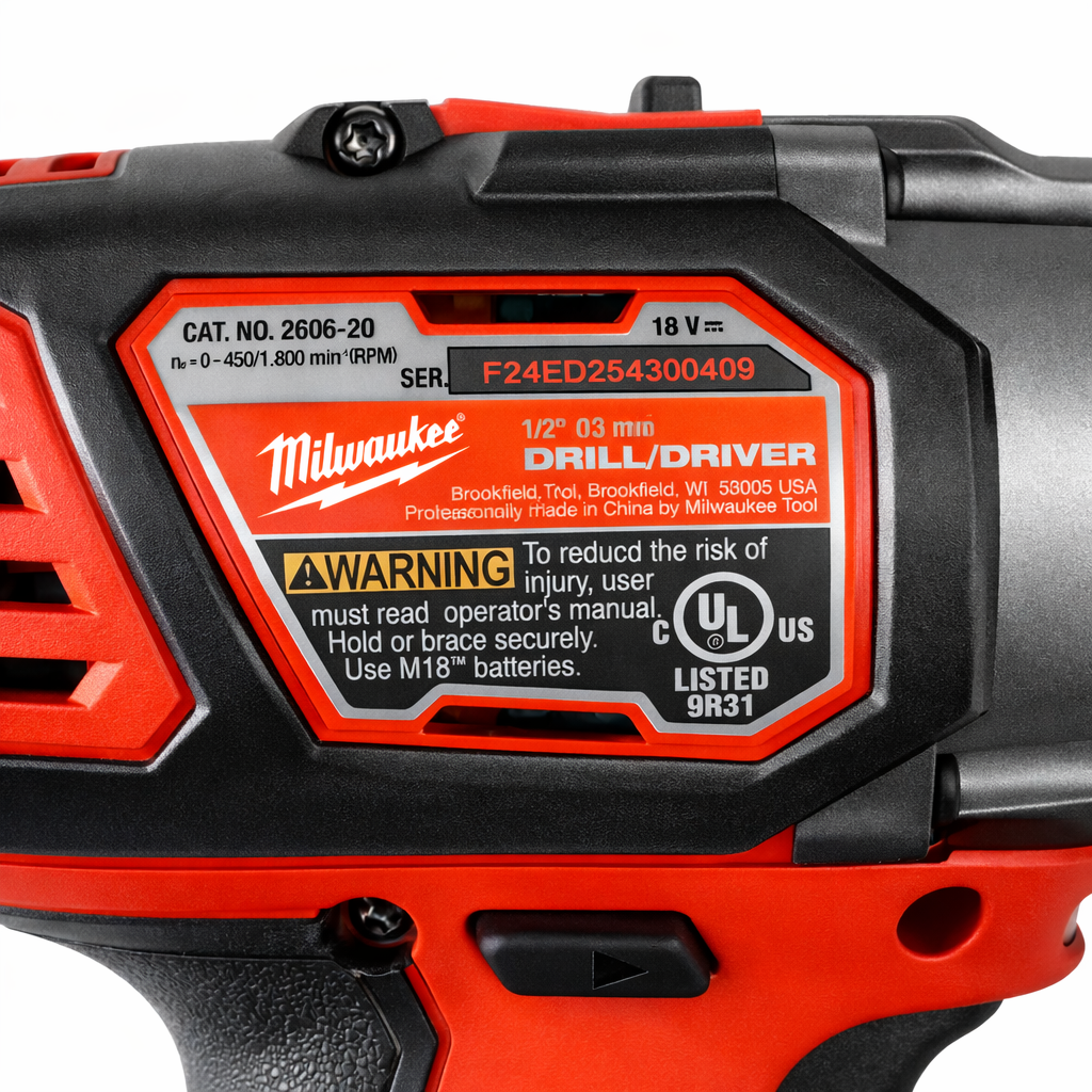 Drill Driver Cordless ½in. Milwaukee M18 18V Lithium-Ion *Tool-Only