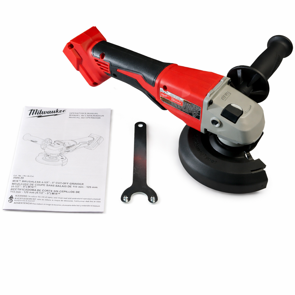 Milwaukee Tool M18 FUEL 18V Brushless Cordless Angle Grinder 4-1/2 in. / 5 in. – Paddle Switch (Tool-Only)