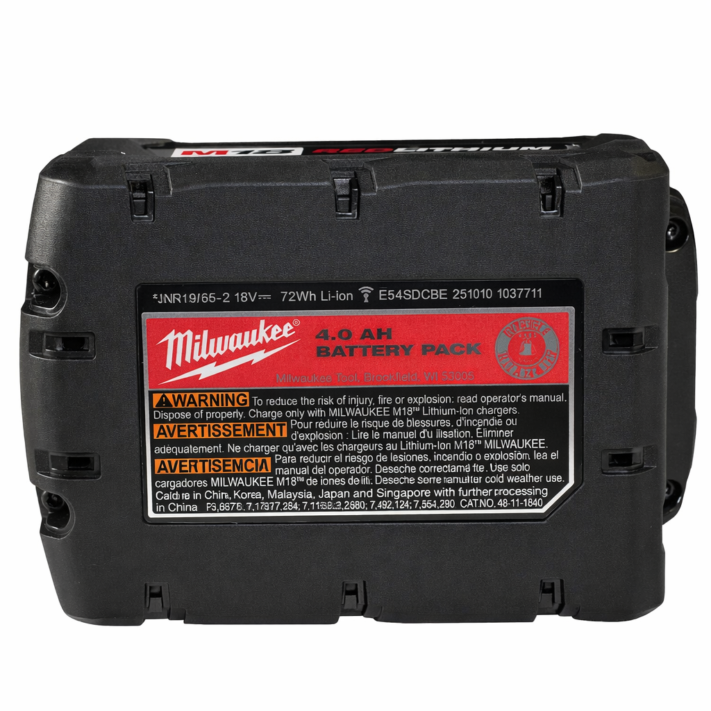 Milwaukee 4.0 AH BATTERY PACK