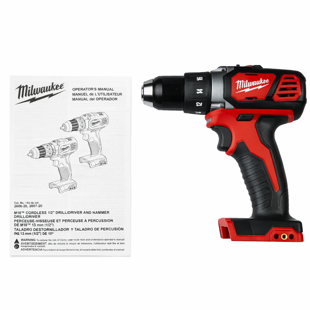 Drill Driver Cordless ½in. Milwaukee M18 18V Lithium-Ion *Tool-Only