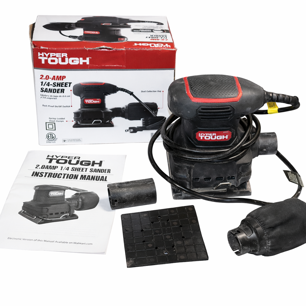 Hyper Tough 2.0-AMP 1/4 Sheet Sander
