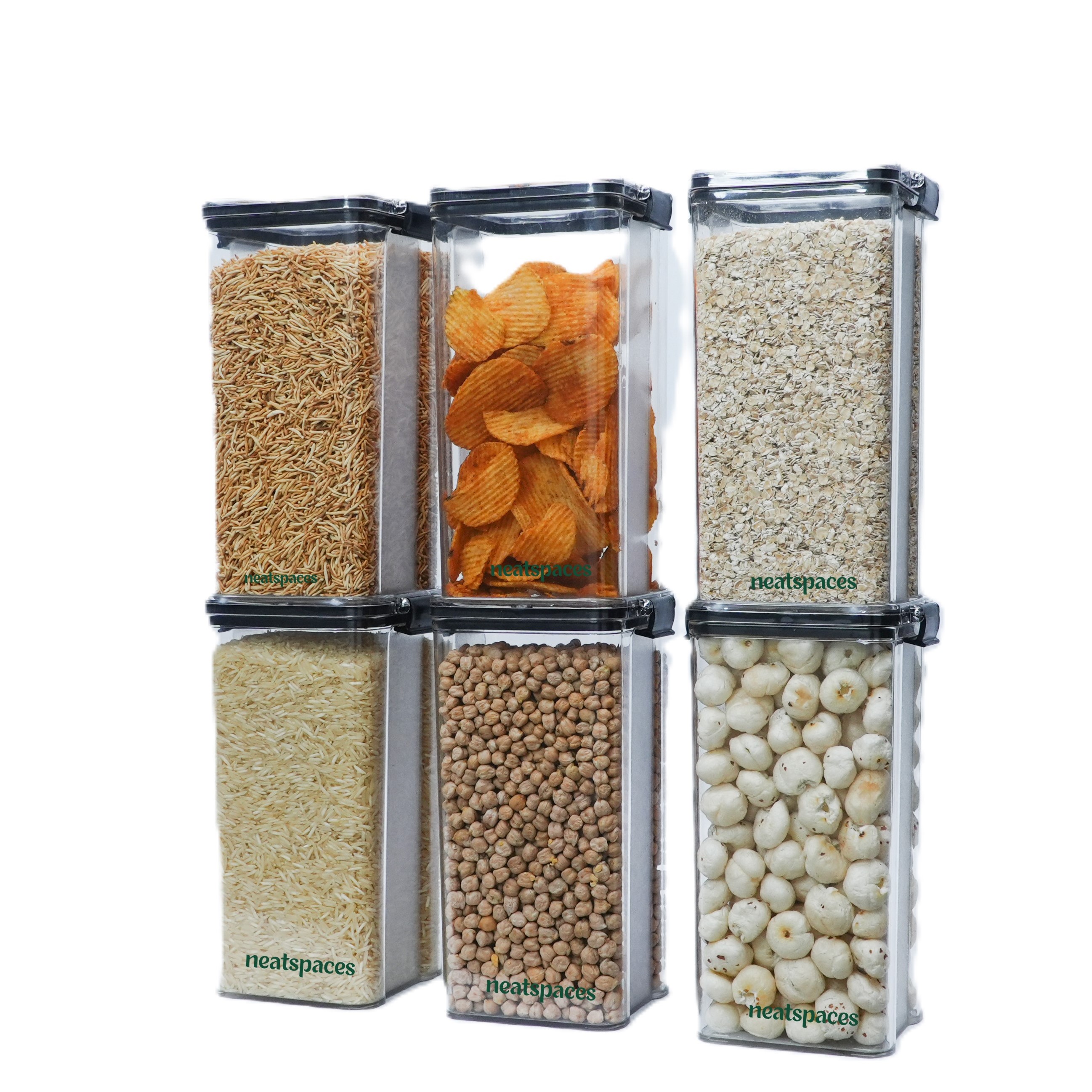 Lock Airtight Kitchen Storage Containers, 1700ML 